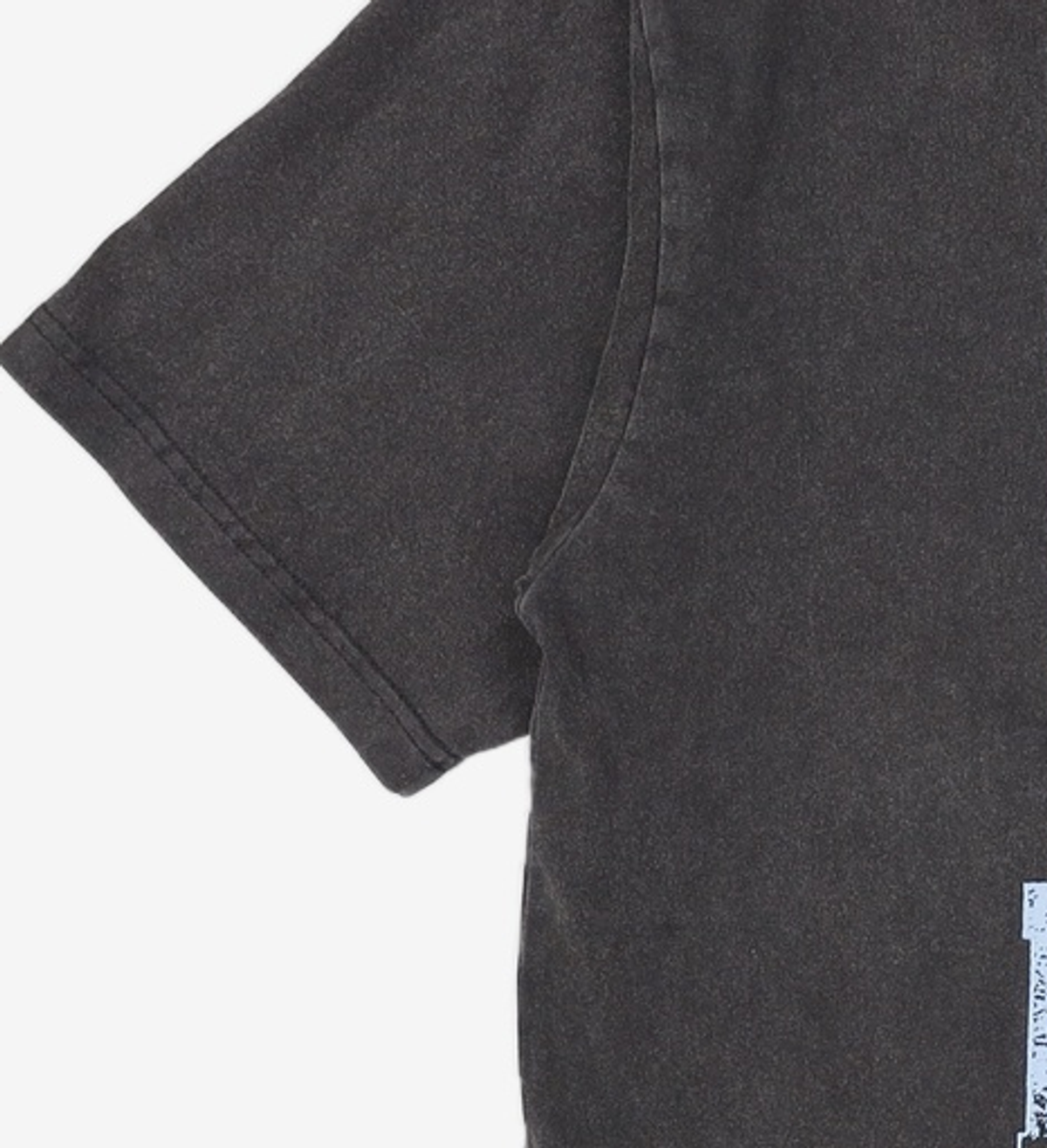 노매뉴얼(NOMANUAL) EMBLEM WASHED T-SHIRT - WASHED BLACK L
