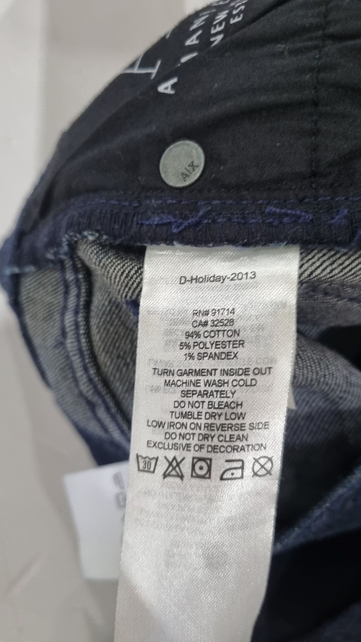아르마니 익스체인지(ARMANI EXCHANGE) 청/데님 팬츠 25