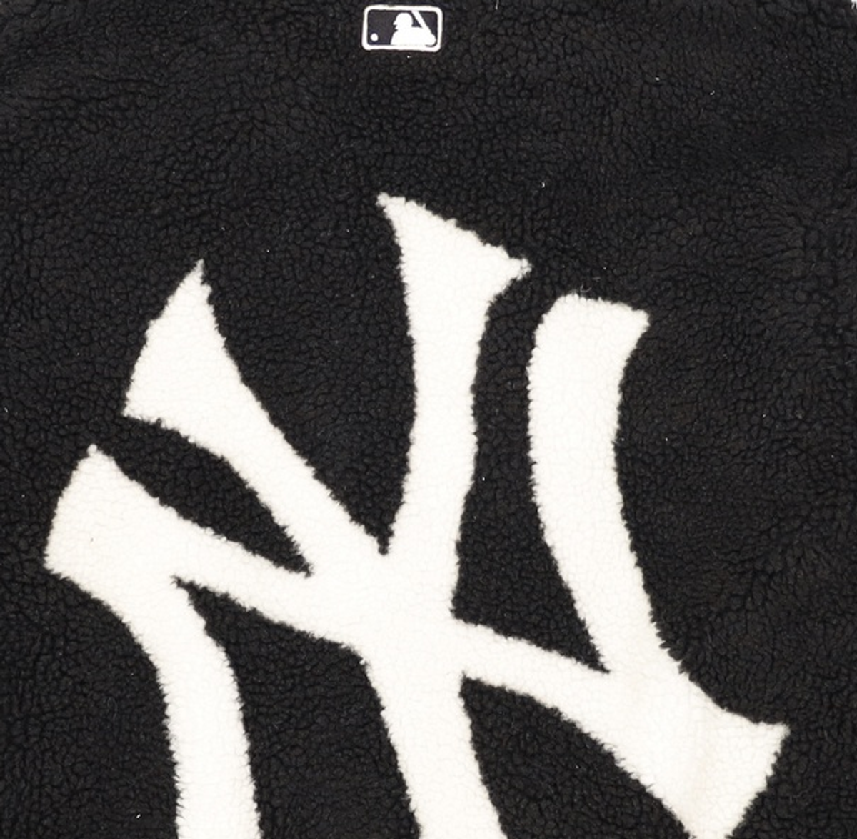 엠엘비(MLB) 베이직 메가로고 스탠드넥 후리스 점퍼 NY (Black) M