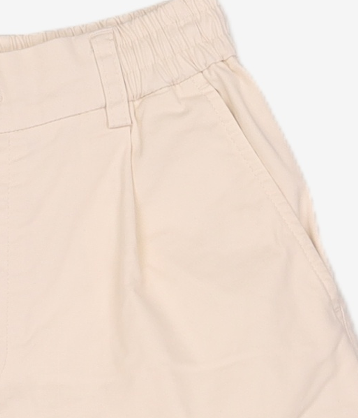 무신사 스탠다드 키즈(MUSINSA STANDARD KIDS) 와이드 치노 쇼츠 [크림] 150