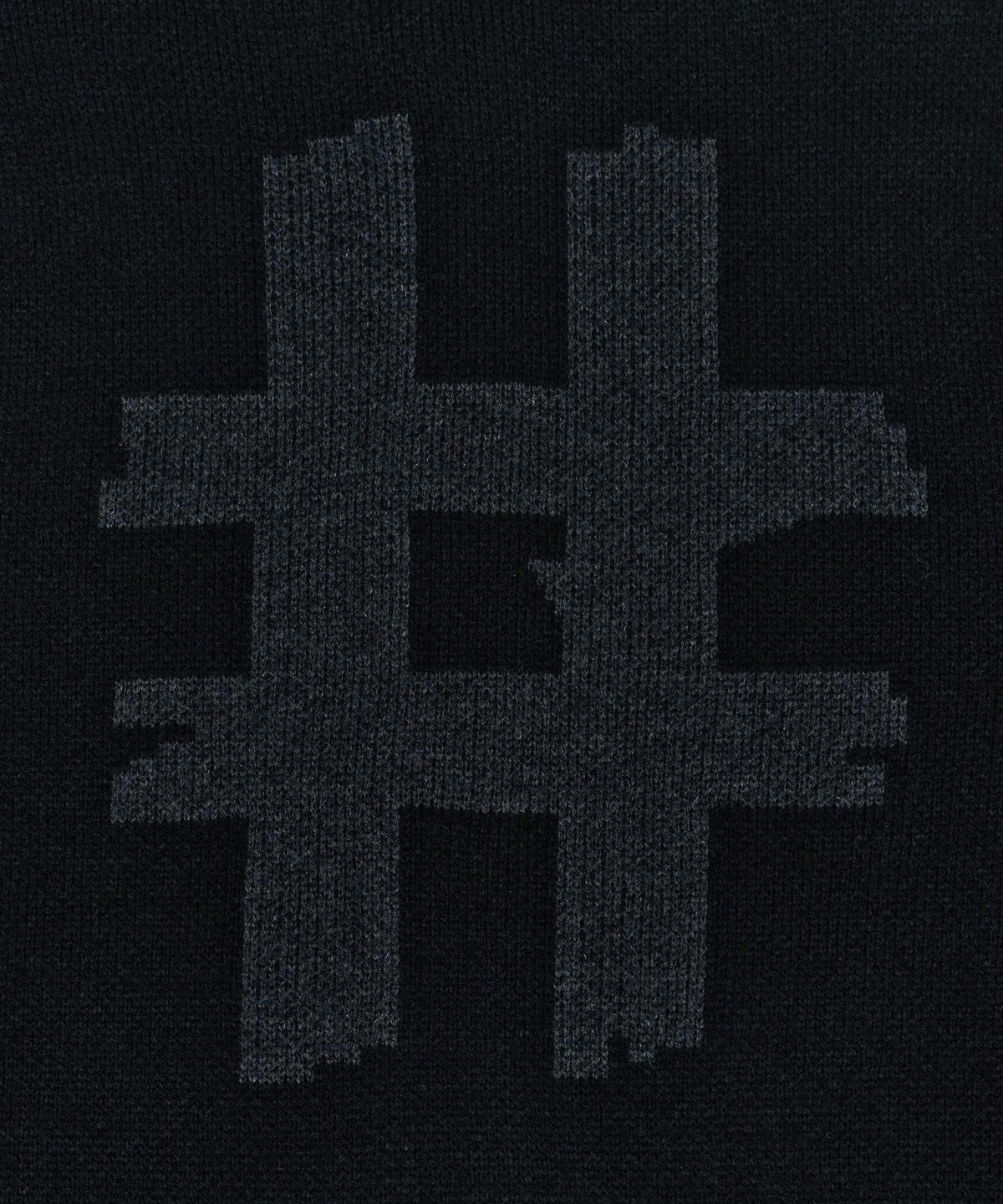 빈트릴(BEENTRILL) 소호 해시태그 가디건(블랙)