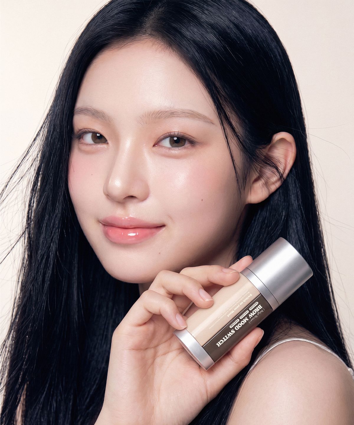 유니딧(UNIDIT) [눈썹염색제/올인원] 유니딧 브로우 무드 스위치 올인원 염색제 베이지 브라운 60ml 1개