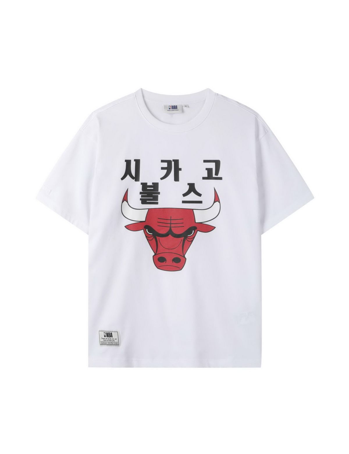 엔비에이(NBA) 시카고불스 한글 팀 어센틱 반팔 티셔츠 레드