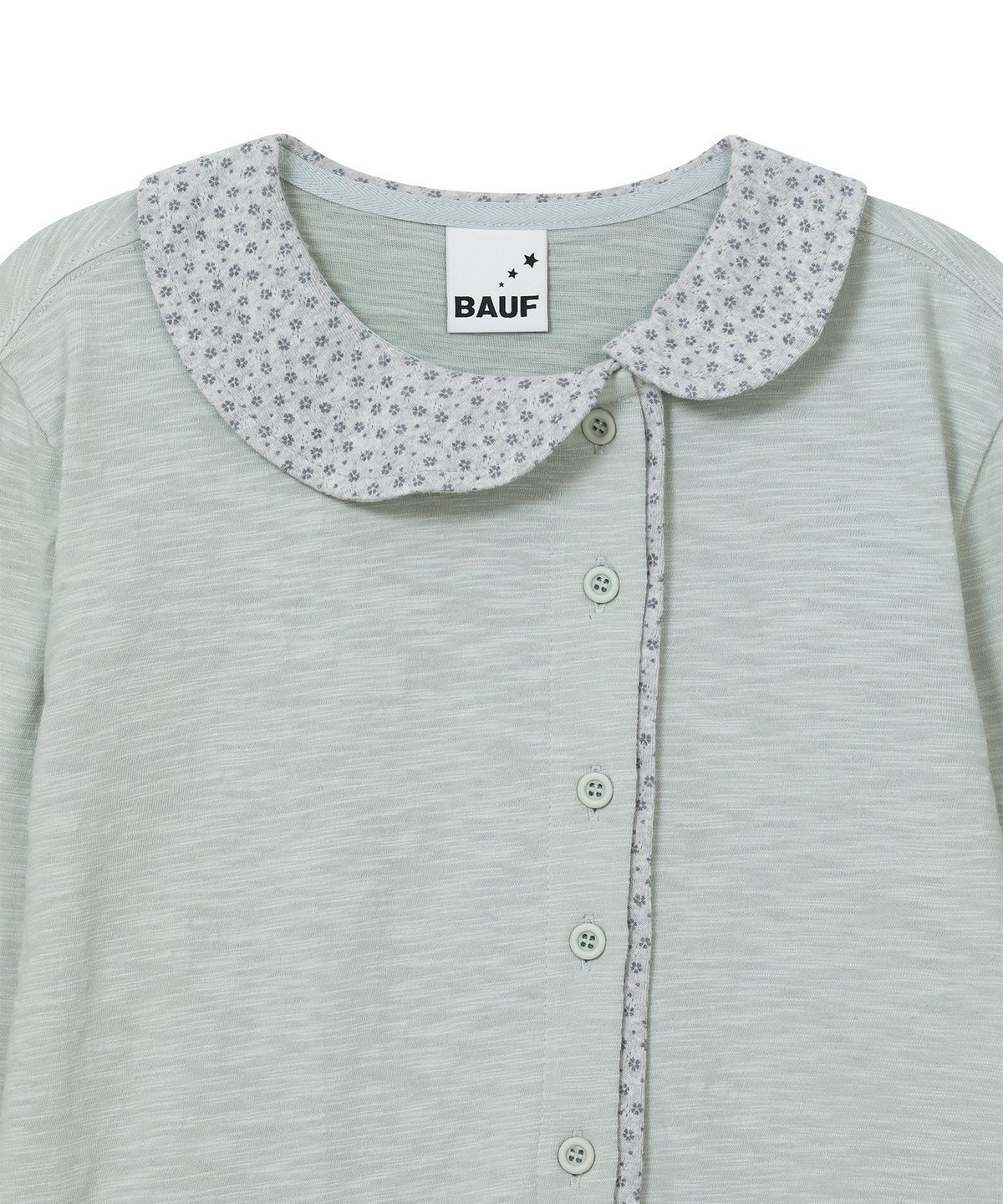 바우프(BAUF) 플라워 카라 가디건 [민트]