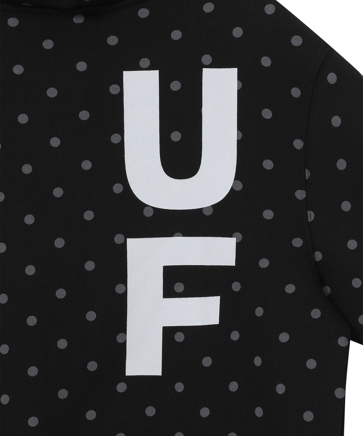 바우프(BAUF) B logo 후드집업 [도트 블랙]
