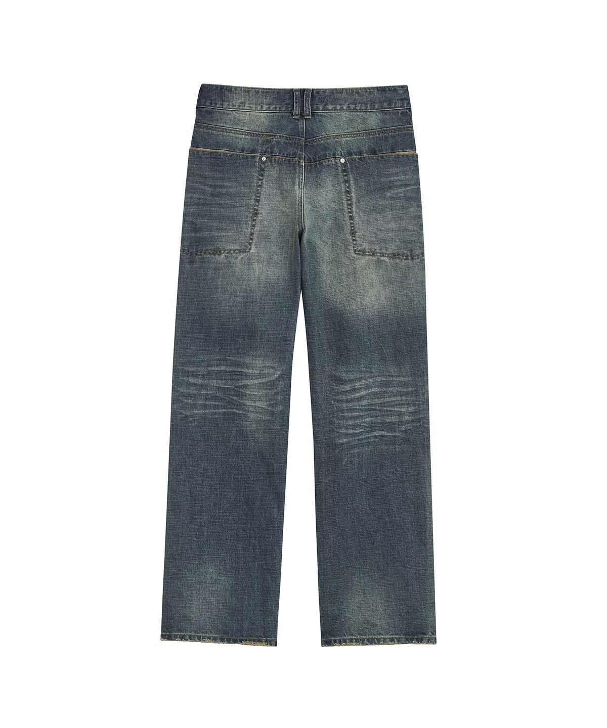 데프가먼츠(DEFGARMENTS) VT WASHING SAGGING DENIM [BLUE]