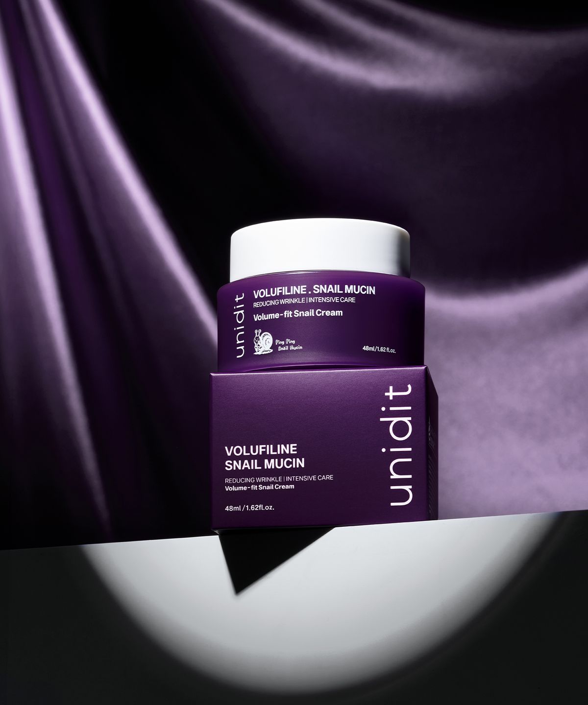 유니딧(UNIDIT) [볼륨/리프팅]유니딧 볼륨핏 스네일 크림 48ml 1개 보르피린 50000ppm 볼륨 리프팅