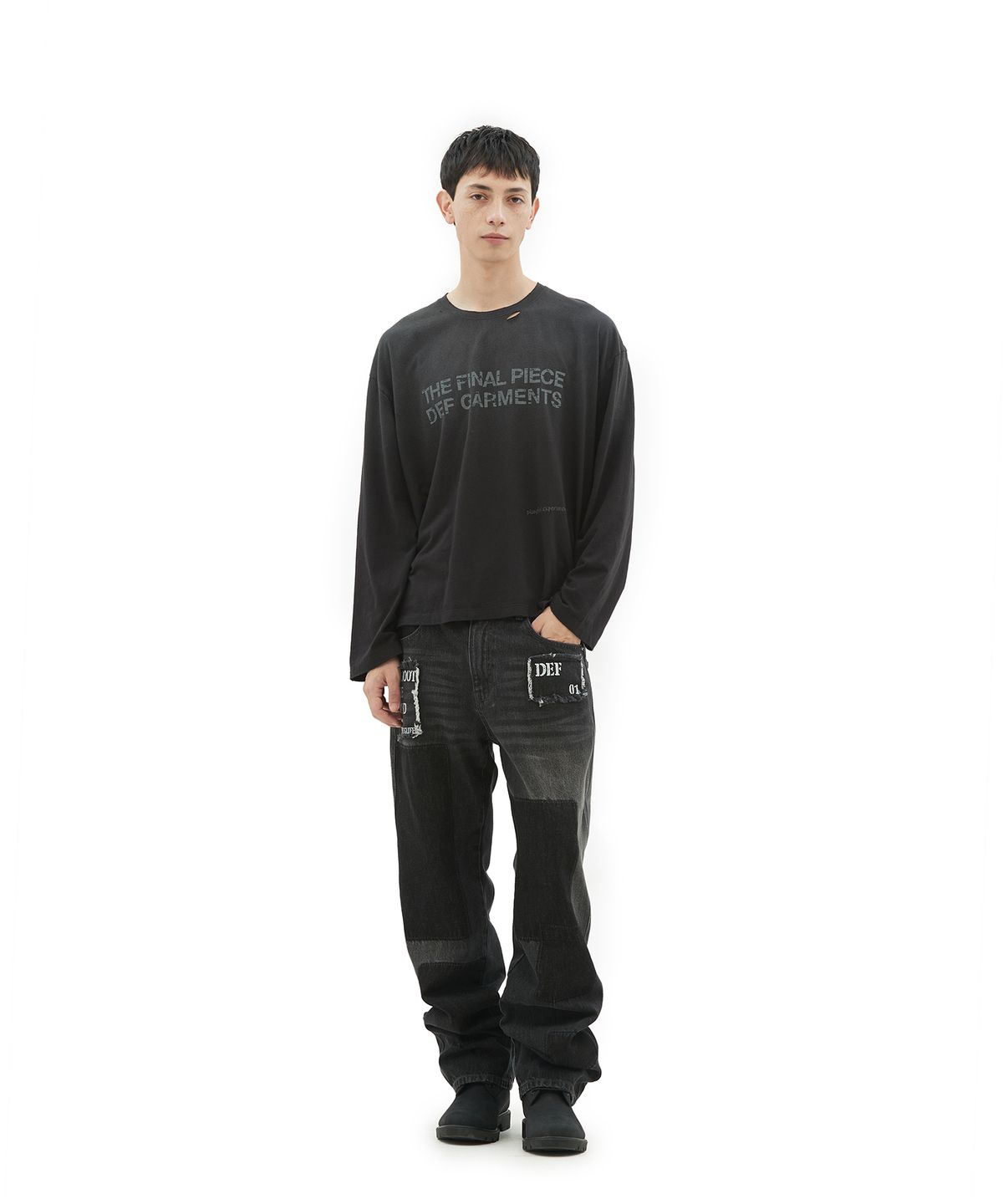 데프가먼츠(DEFGARMENTS) DEF SLUB LONG SLEEVE [2COLOR]