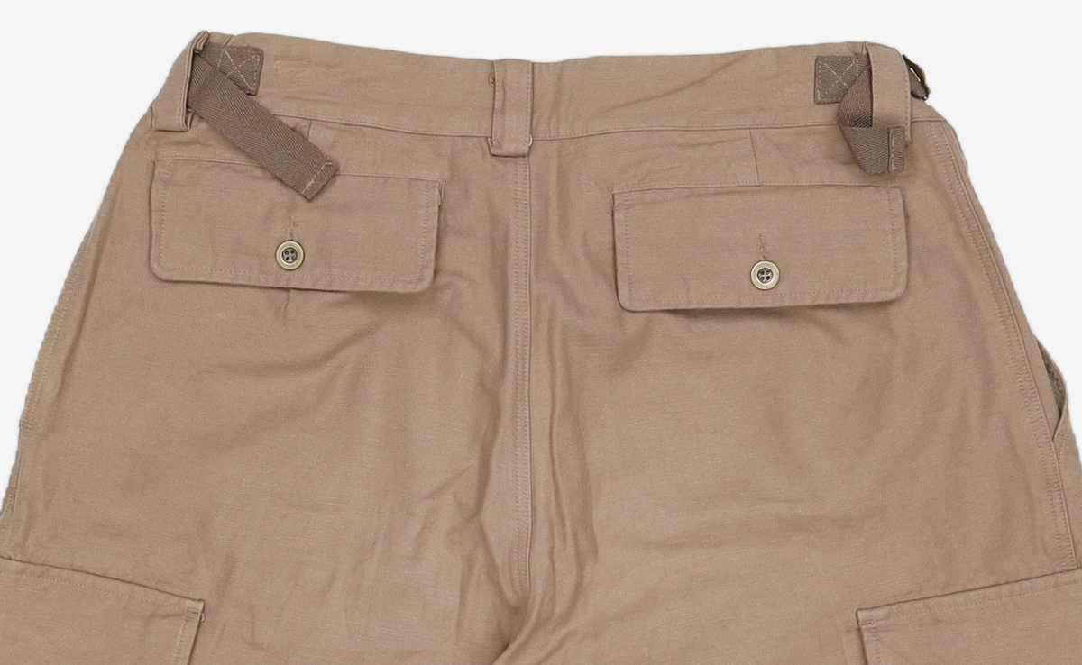 프리즘웍스(FRIZMWORKS) FRENCH ARMY BERMUDA PANTS _ STONE BROWN L