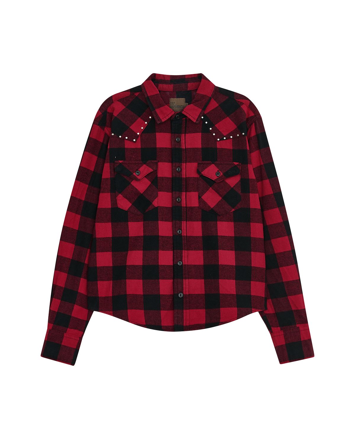 데프가먼츠(DEFGARMENTS) STUD CHECK WESTERN SHIRTS [2COLOR]
