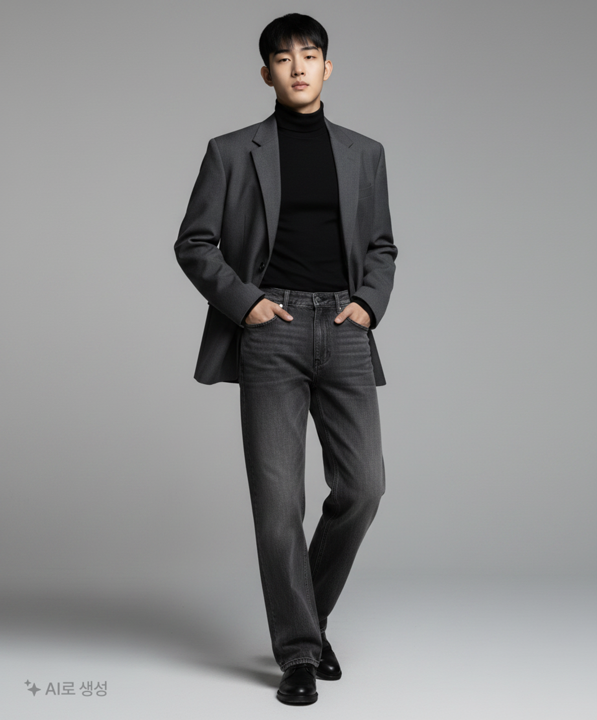 피스워커(PIECE WORKER) Appennino Black / Semi Wide 28