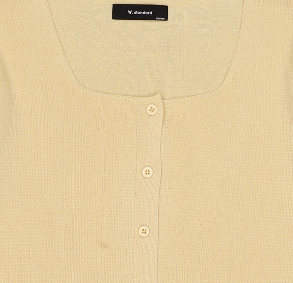 더블유스탠다드(W STANDARD) 스퀘어크롭CD SQUARE CROP CARDIGAN FREE