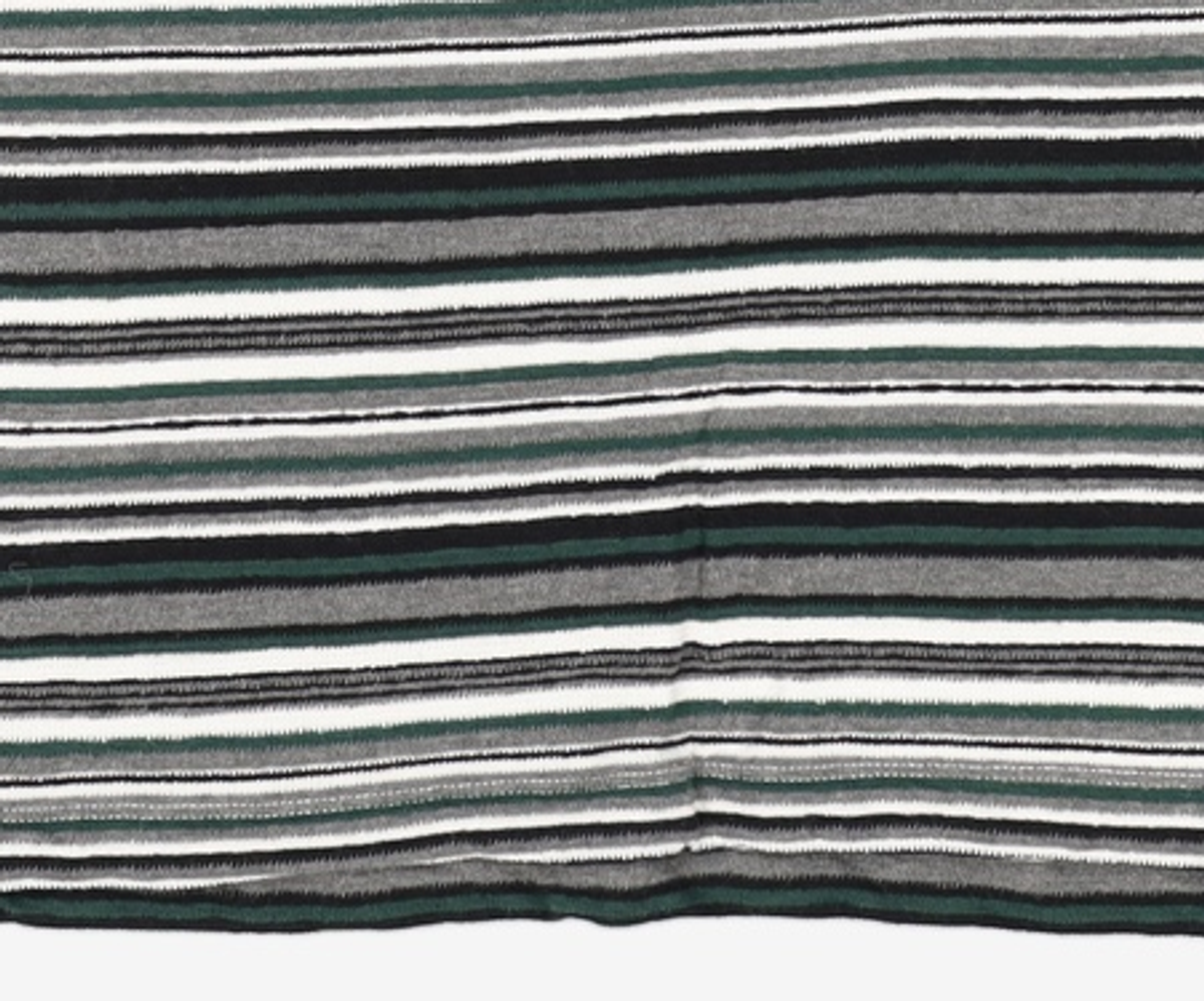 메종미네드(MAISON MINED) MULTICOLOR STRIPE HALF T GREEN L