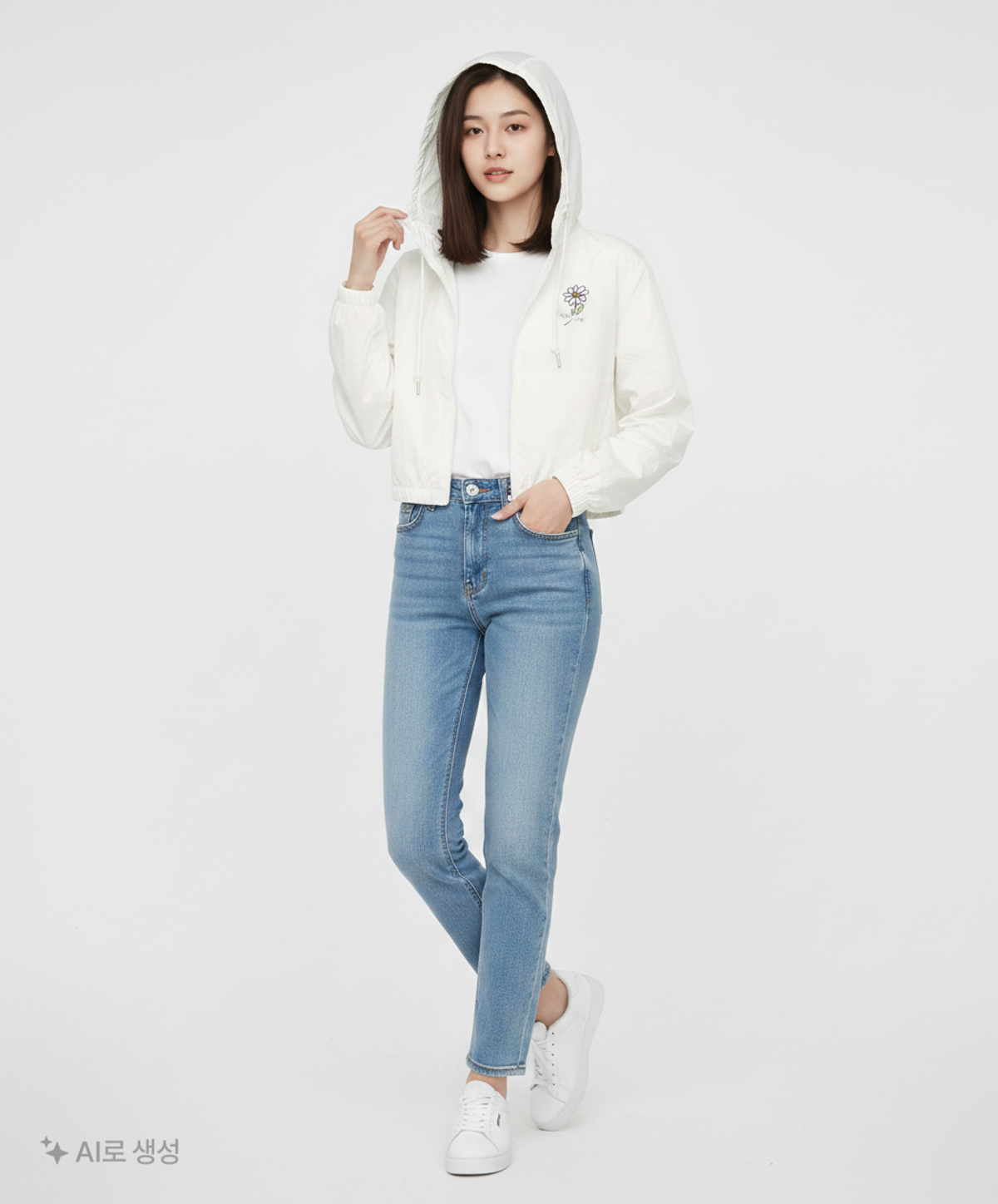 아디다스(ADIDAS) 서머 윈드브레이커 - 화이트 / IK8646 M