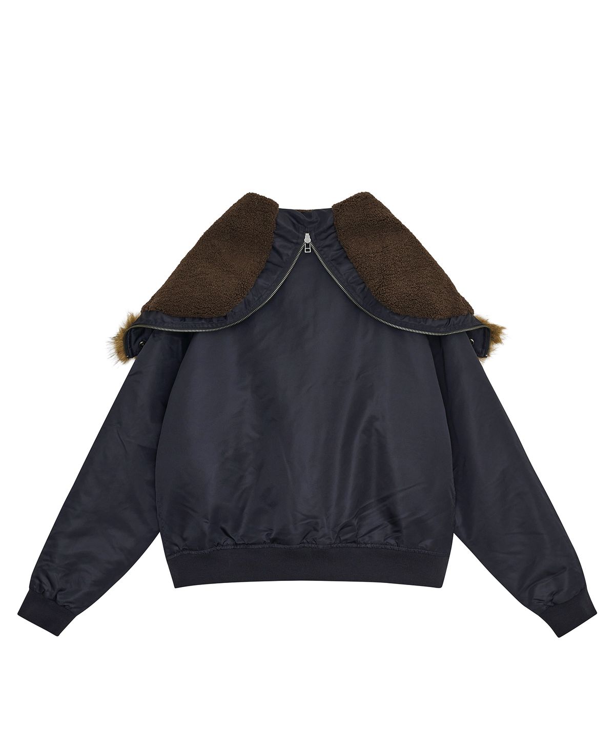 데프가먼츠(DEFGARMENTS) MA-1 HOOK FUR JACKET [NAVY]