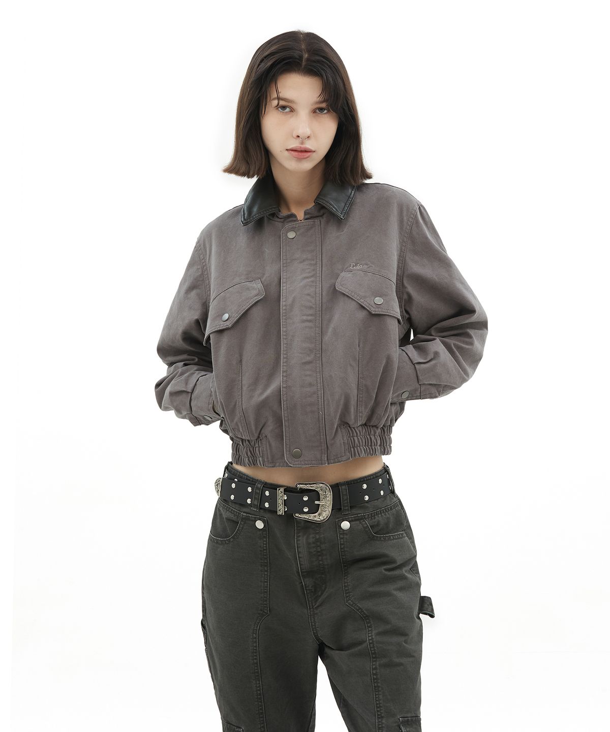 데프가먼츠(DEFGARMENTS) WASHED CANVAS JACKET [2COLOR]