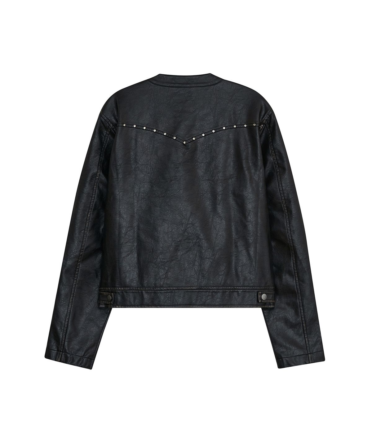 데프가먼츠(DEFGARMENTS) WESTERN BIKER LEATHER JACKET [2COLOR]