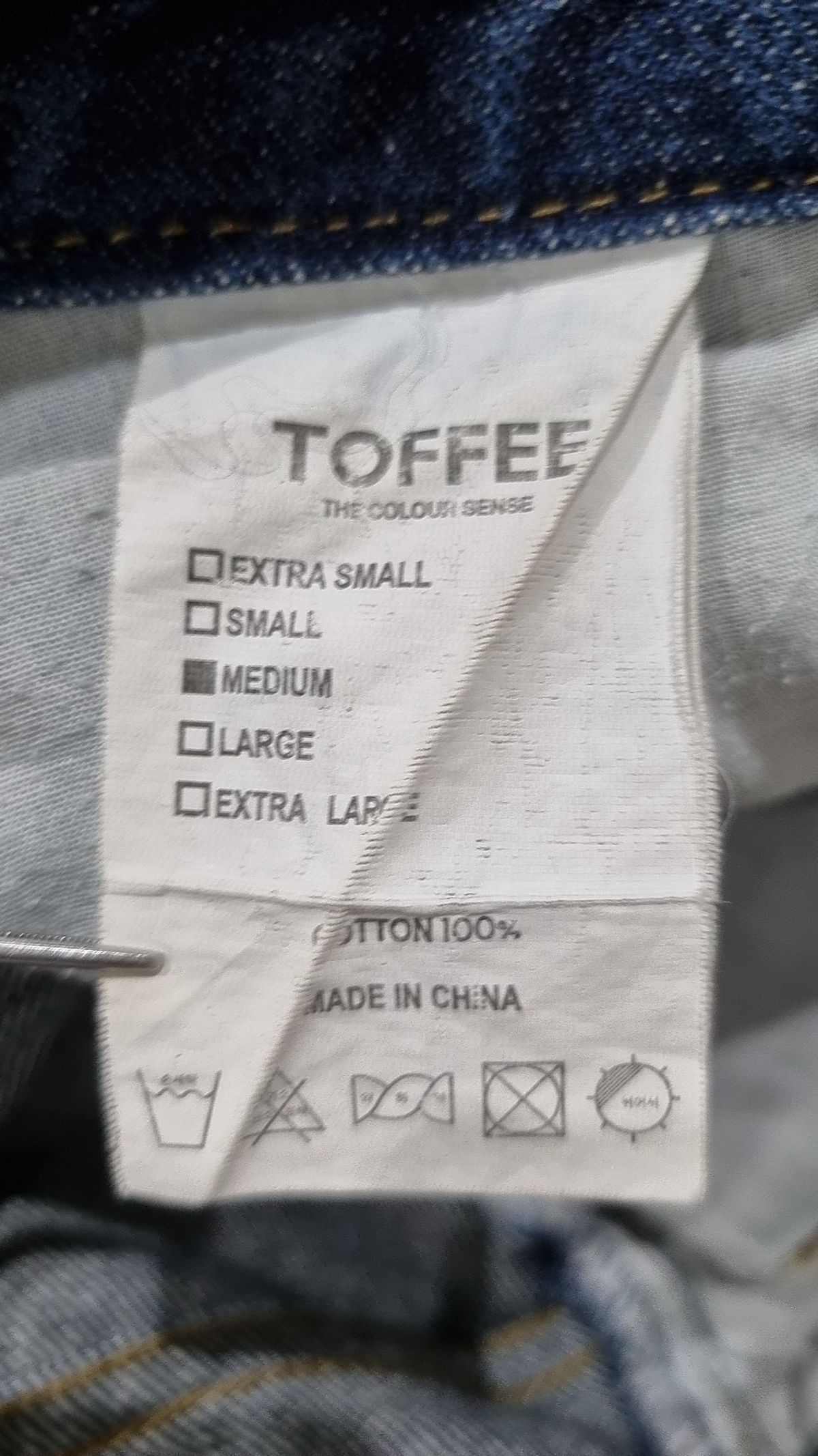 토피(TOFFEE) 청/데님 팬츠 M