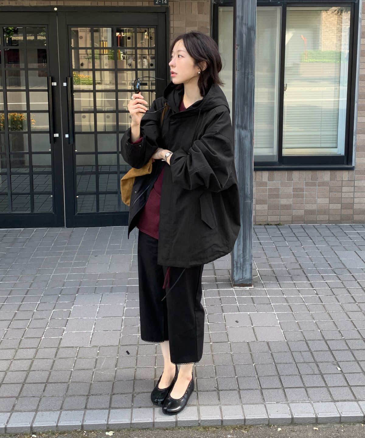 토아베(TOAVE) Ghost Hooded Field Jacket (Black)