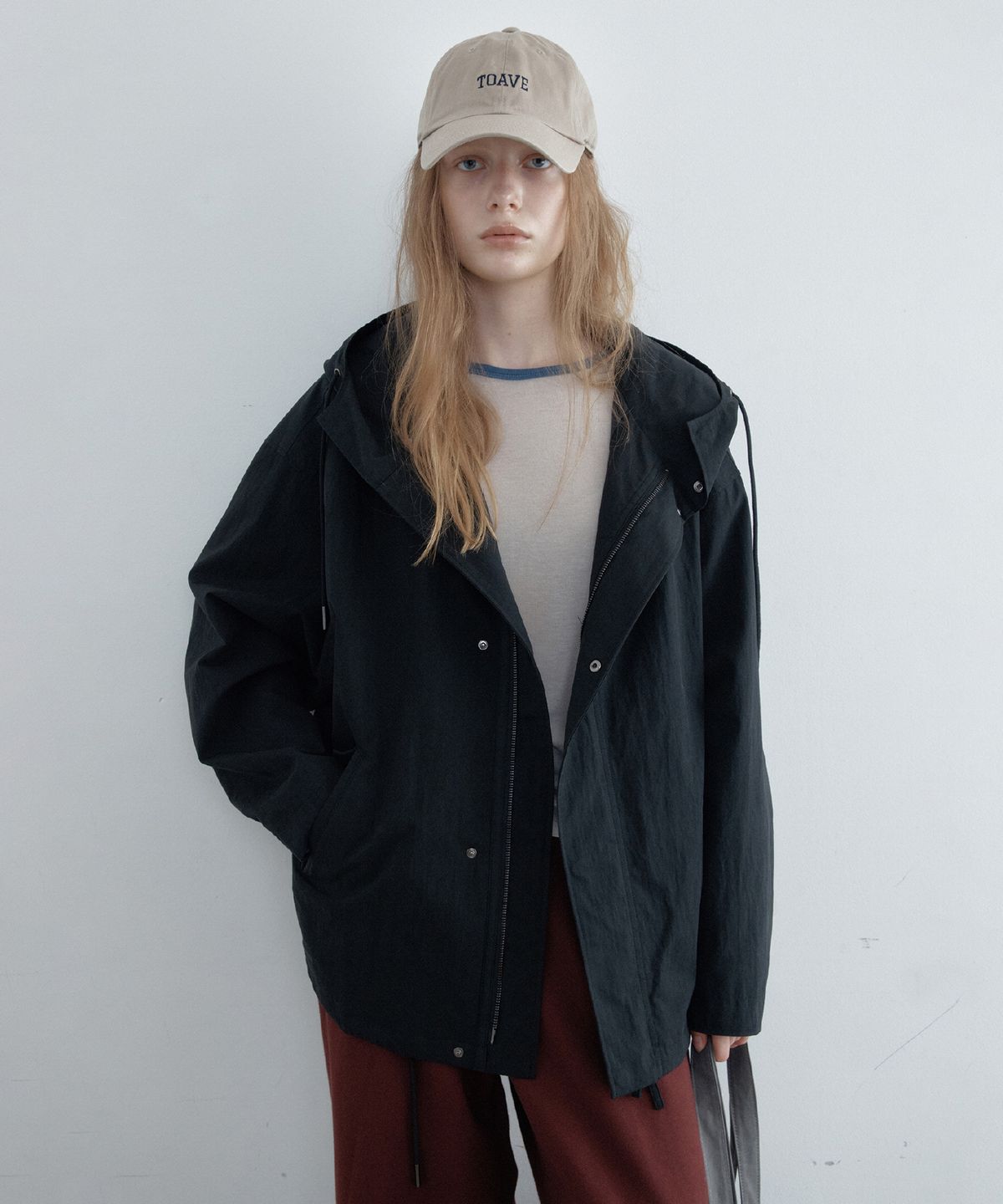 토아베(TOAVE) Ghost Hooded Field Jacket (Black)