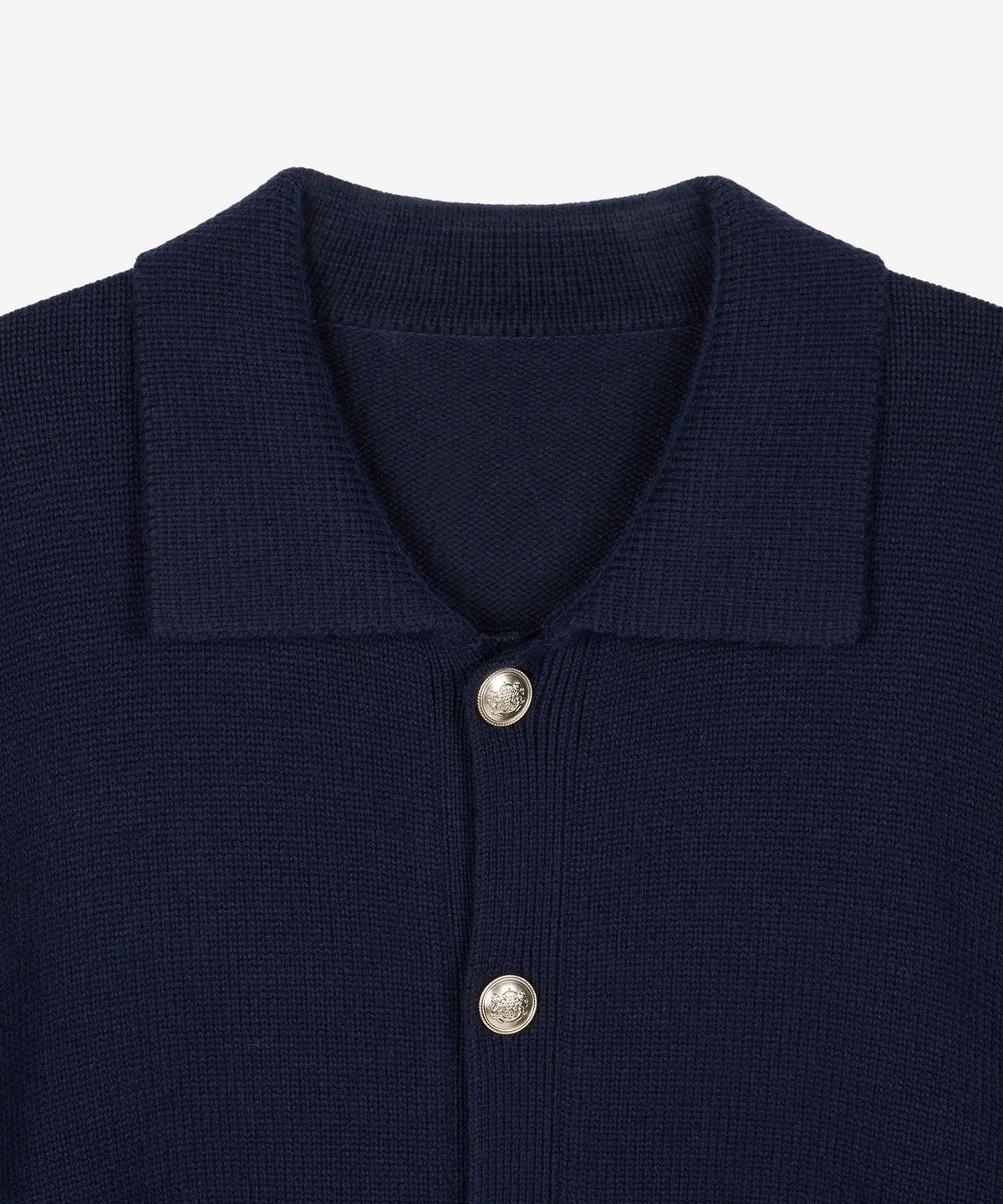 티엔지티(TNGT) Oversize Gold Button Cardigan (Navy) TNSW6F102N2