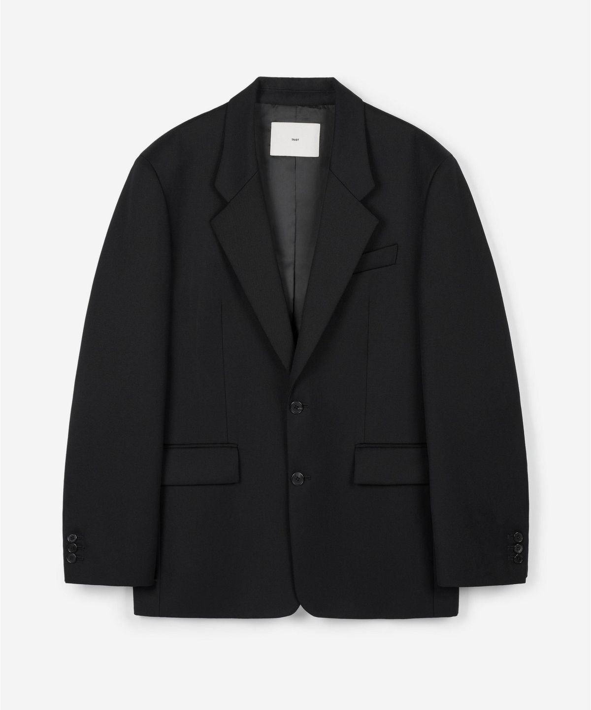 티엔지티(TNGT) Oversized Wool Structure Jacket (Black) TNJA6F101BK