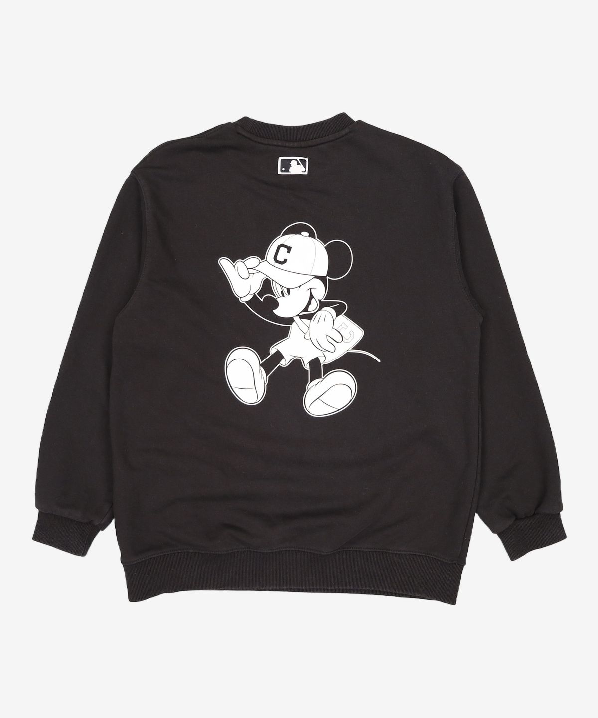 엠엘비(MLB) MLB X DISNEY BIG 미키 맨투맨 (BLACK) XS