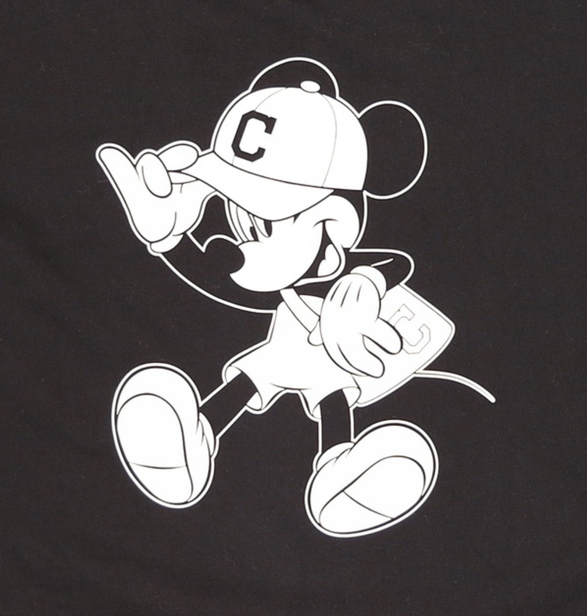 엠엘비(MLB) MLB X DISNEY BIG 미키 맨투맨 (BLACK) XS