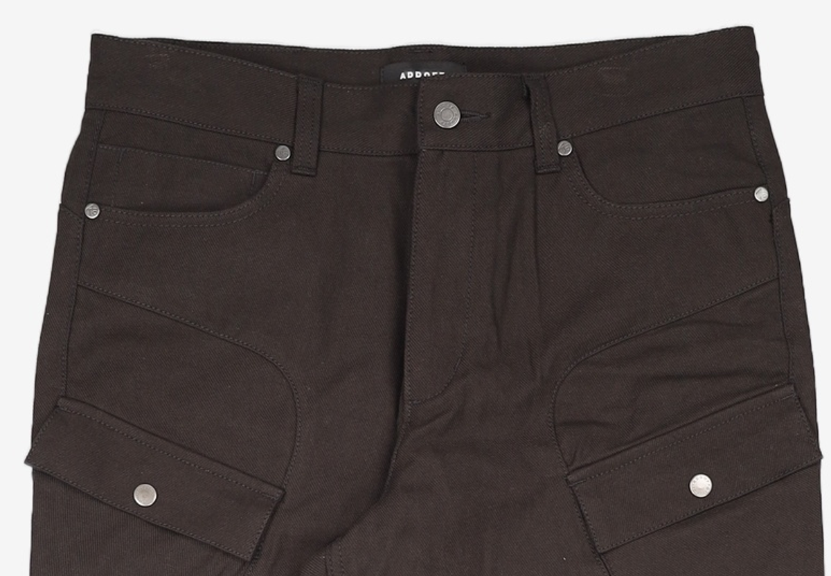 애드오프(ADDOFF) ACCRA TWILL CARGO PANTS BLACK 50