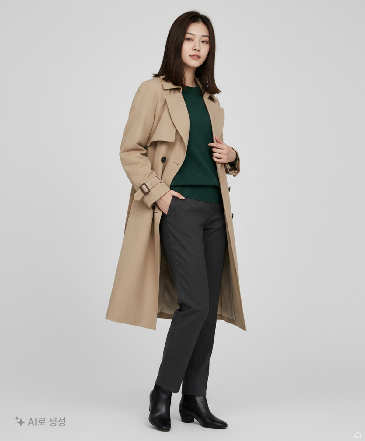 드로우핏(DRAW FIT) 봄 가을 코트 L
