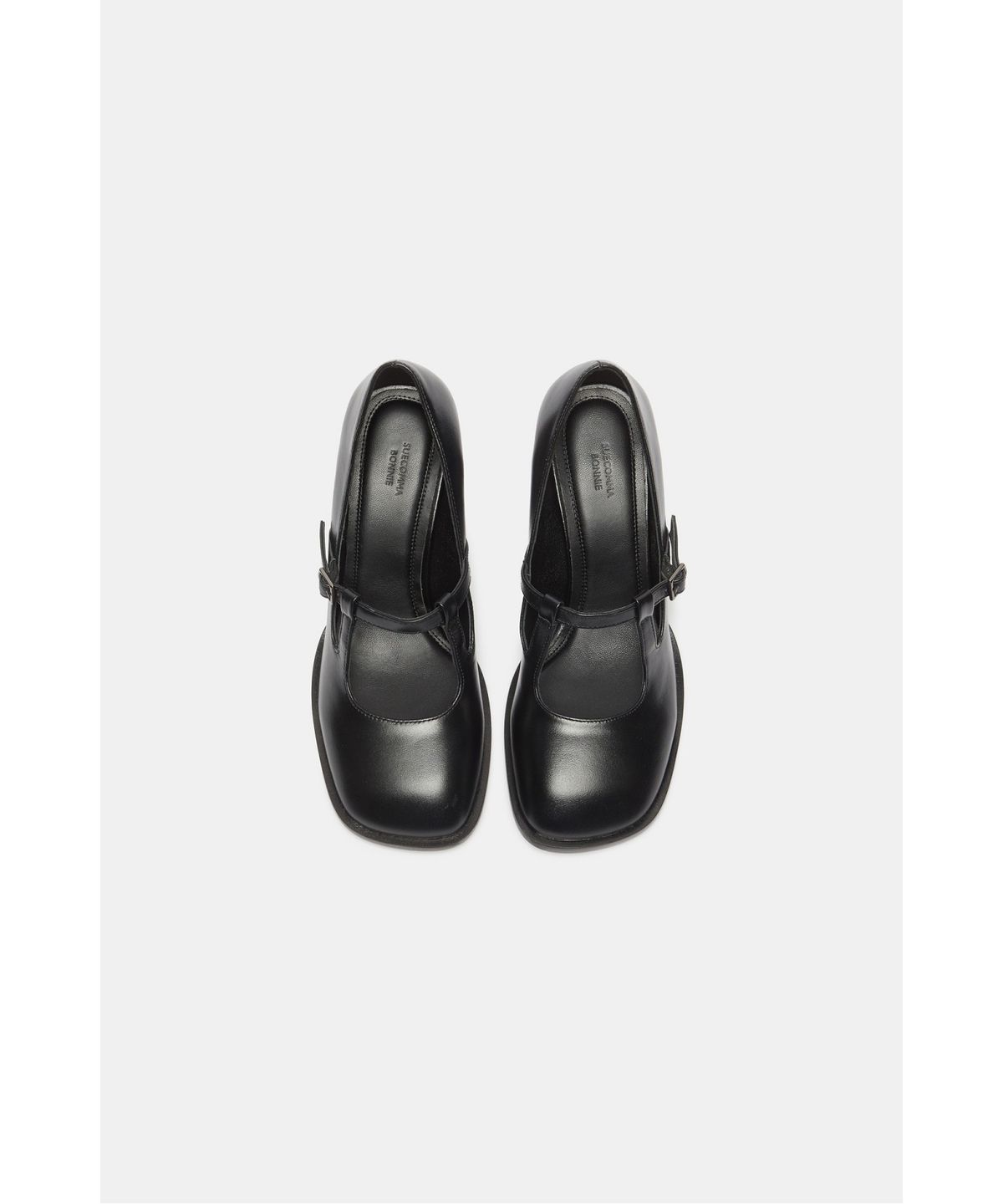 슈콤마보니(SUECOMMA BONNIE) Square mary jane pumps(black)_DA1BA26501BLK
