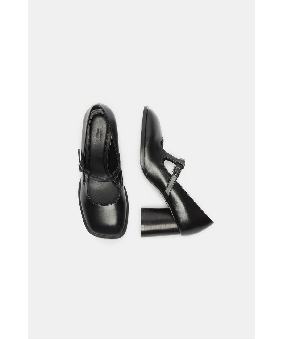슈콤마보니(SUECOMMA BONNIE) Square mary jane pumps(black)_DA1BA26501BLK
