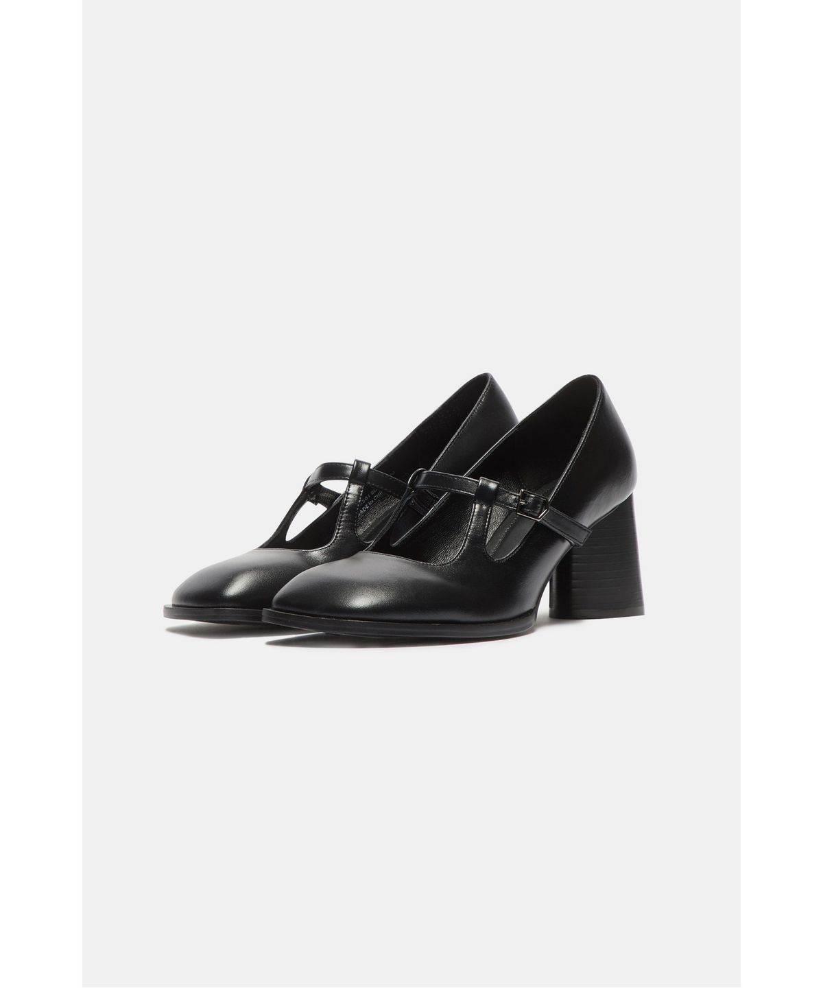 슈콤마보니(SUECOMMA BONNIE) Square mary jane pumps(black)_DA1BA26501BLK