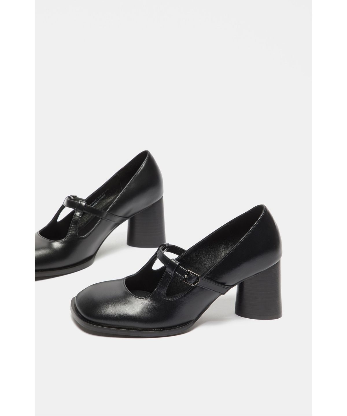 슈콤마보니(SUECOMMA BONNIE) Square mary jane pumps(black)_DA1BA26501BLK