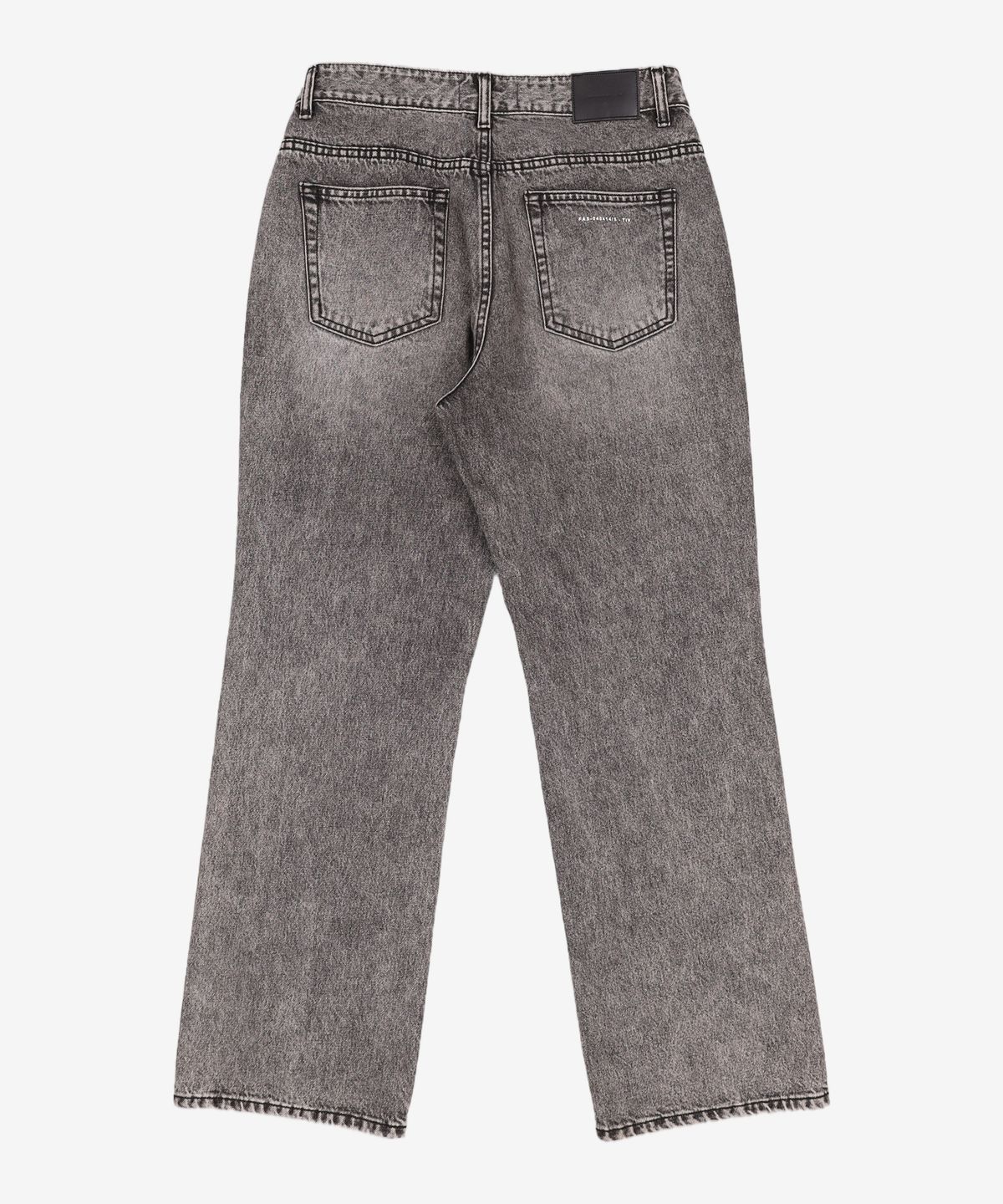 페이탈리즘(FATALISM) #0268 BLACK STONE WASHED WIDE FIT 46