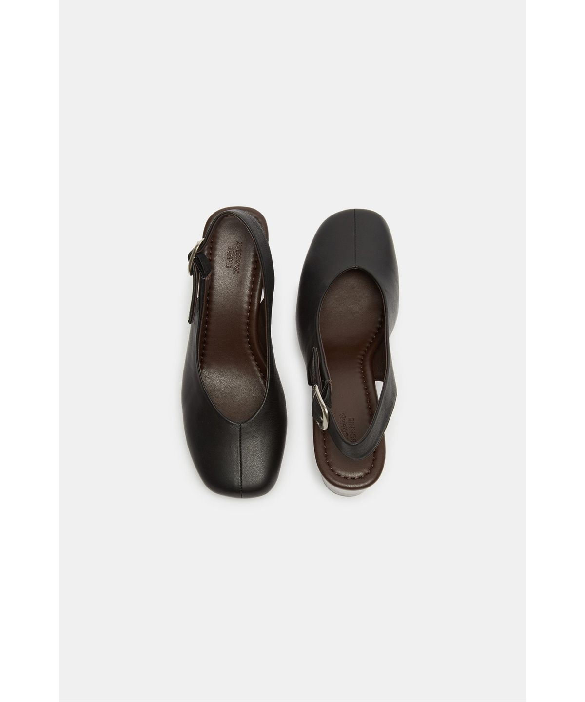 슈콤마보니(SUECOMMA BONNIE) Arch slingback shoes(black)_DG2DA26501BLK