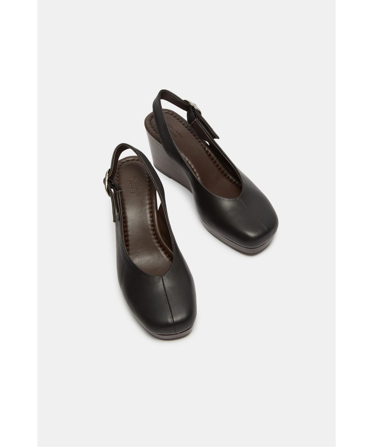 슈콤마보니(SUECOMMA BONNIE) Arch slingback shoes(black)_DG2DA26501BLK
