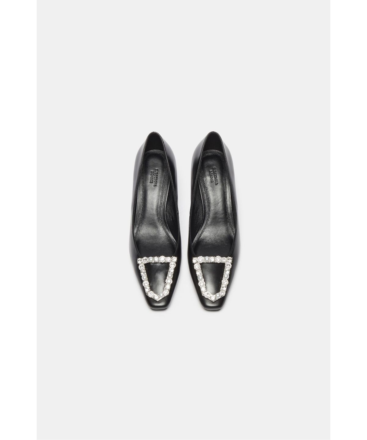 슈콤마보니(SUECOMMA BONNIE) Polygon jewelry pumps(black)_DA1BA26502BLK