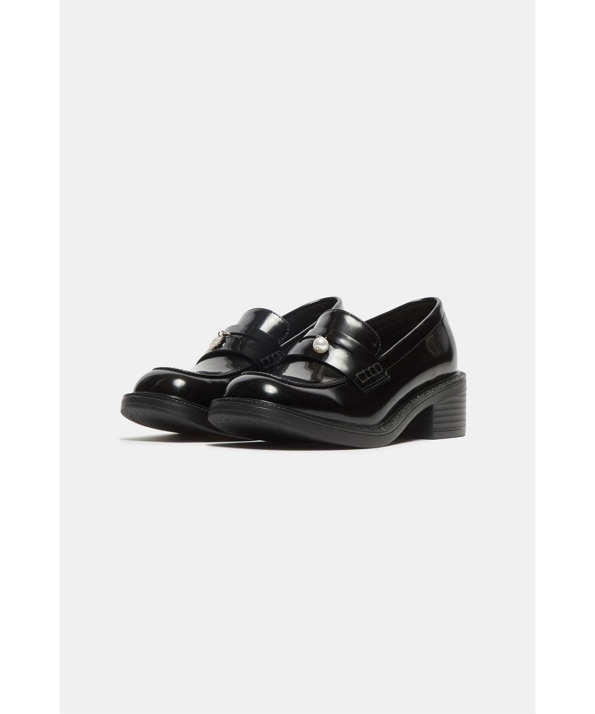 슈콤마보니(SUECOMMA BONNIE) Aura loafer(black)_DG1DA26506BLK