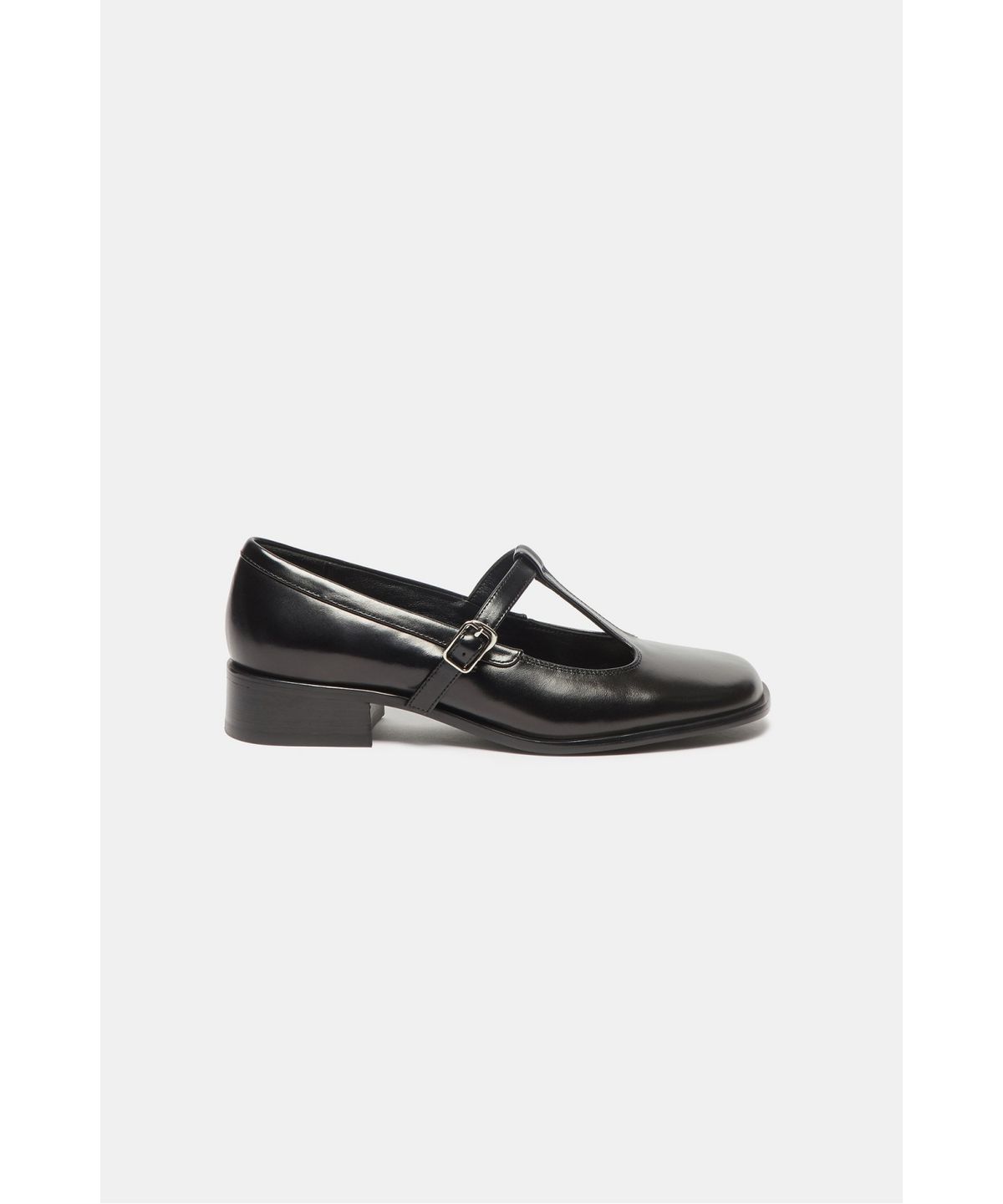 슈콤마보니(SUECOMMA BONNIE) T-strap mary jane flats(black)_DG1DA26509BLK