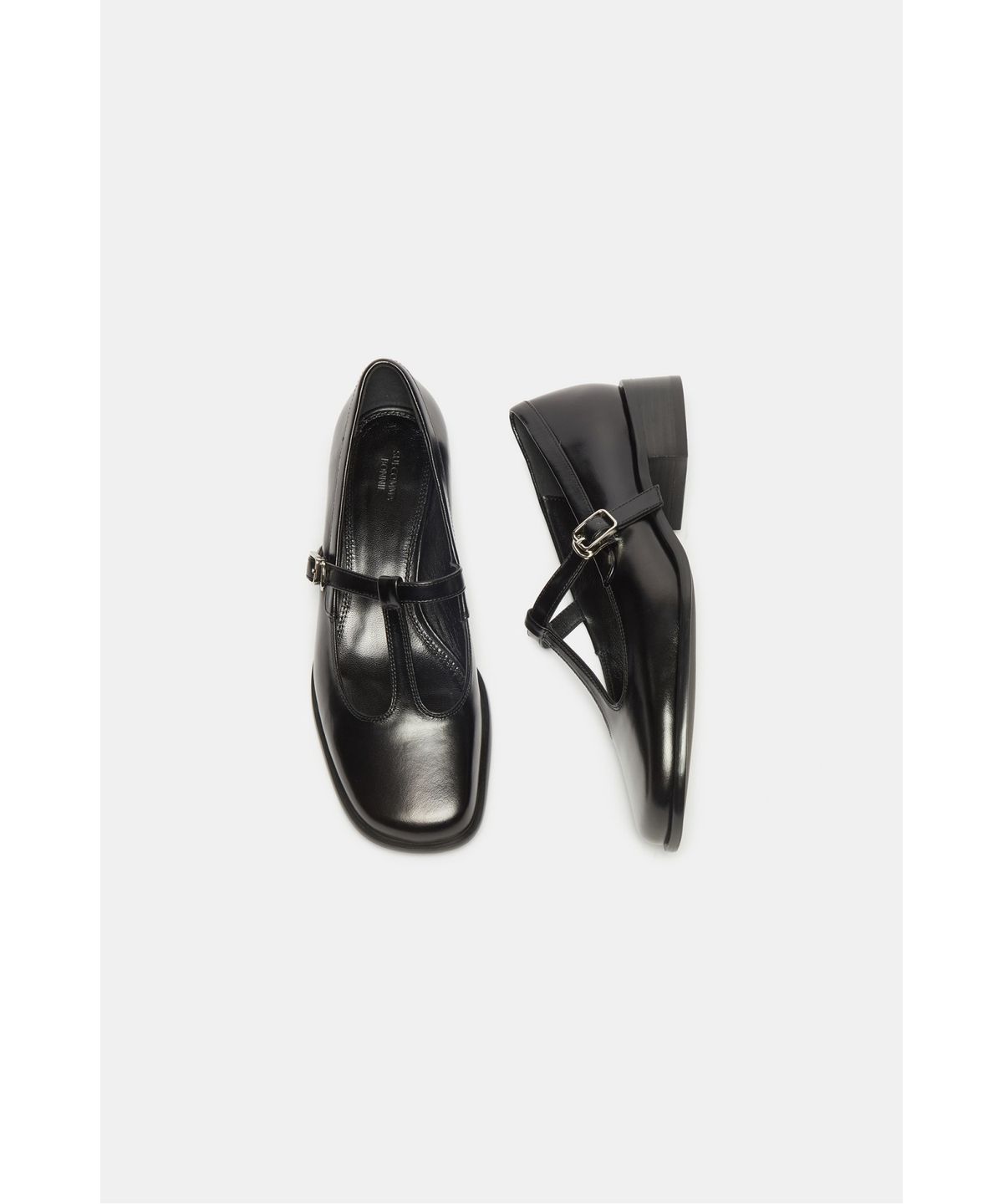 슈콤마보니(SUECOMMA BONNIE) T-strap mary jane flats(black)_DG1DA26509BLK