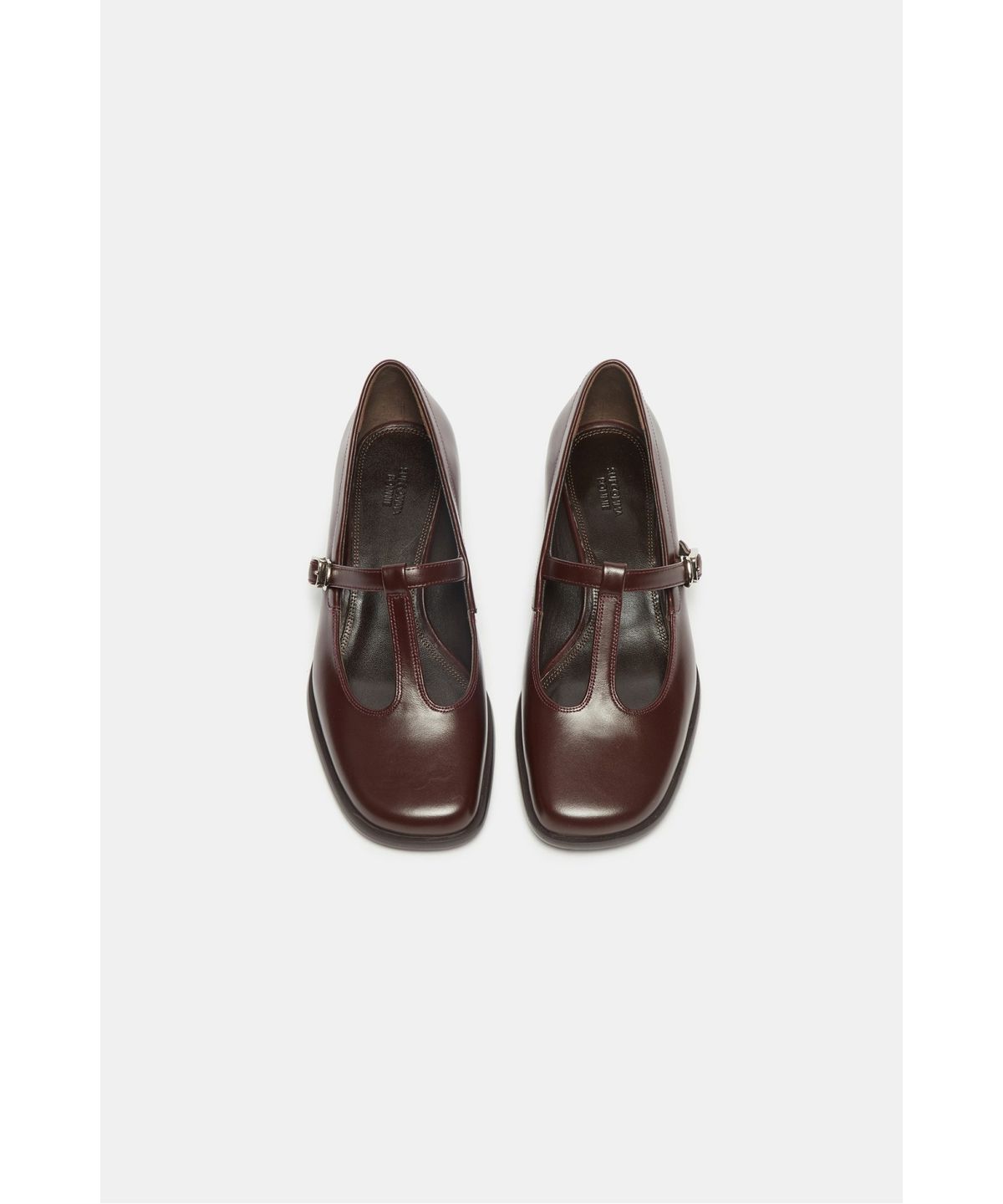 슈콤마보니(SUECOMMA BONNIE) T-strap mary jane flats(wine)_DG1DA26509WIN