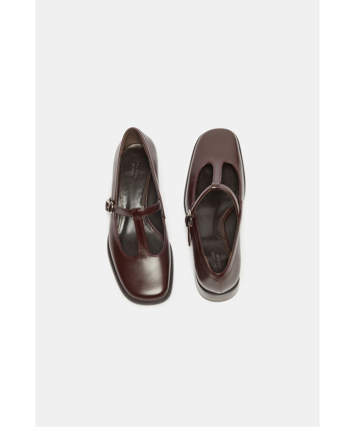 슈콤마보니(SUECOMMA BONNIE) T-strap mary jane flats(wine)_DG1DA26509WIN