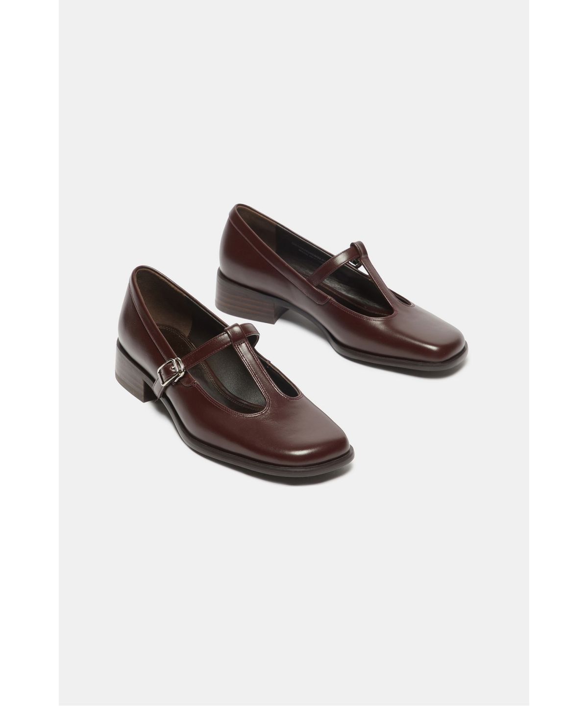슈콤마보니(SUECOMMA BONNIE) T-strap mary jane flats(wine)_DG1DA26509WIN