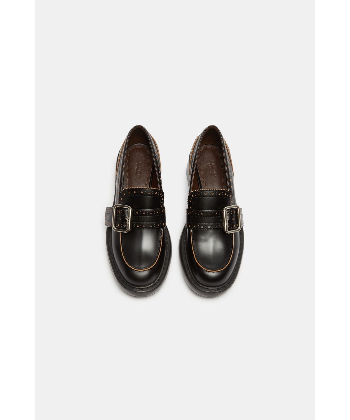 슈콤마보니(SUECOMMA BONNIE) Buckle platform loafer(black)_DG1DA26519BLK