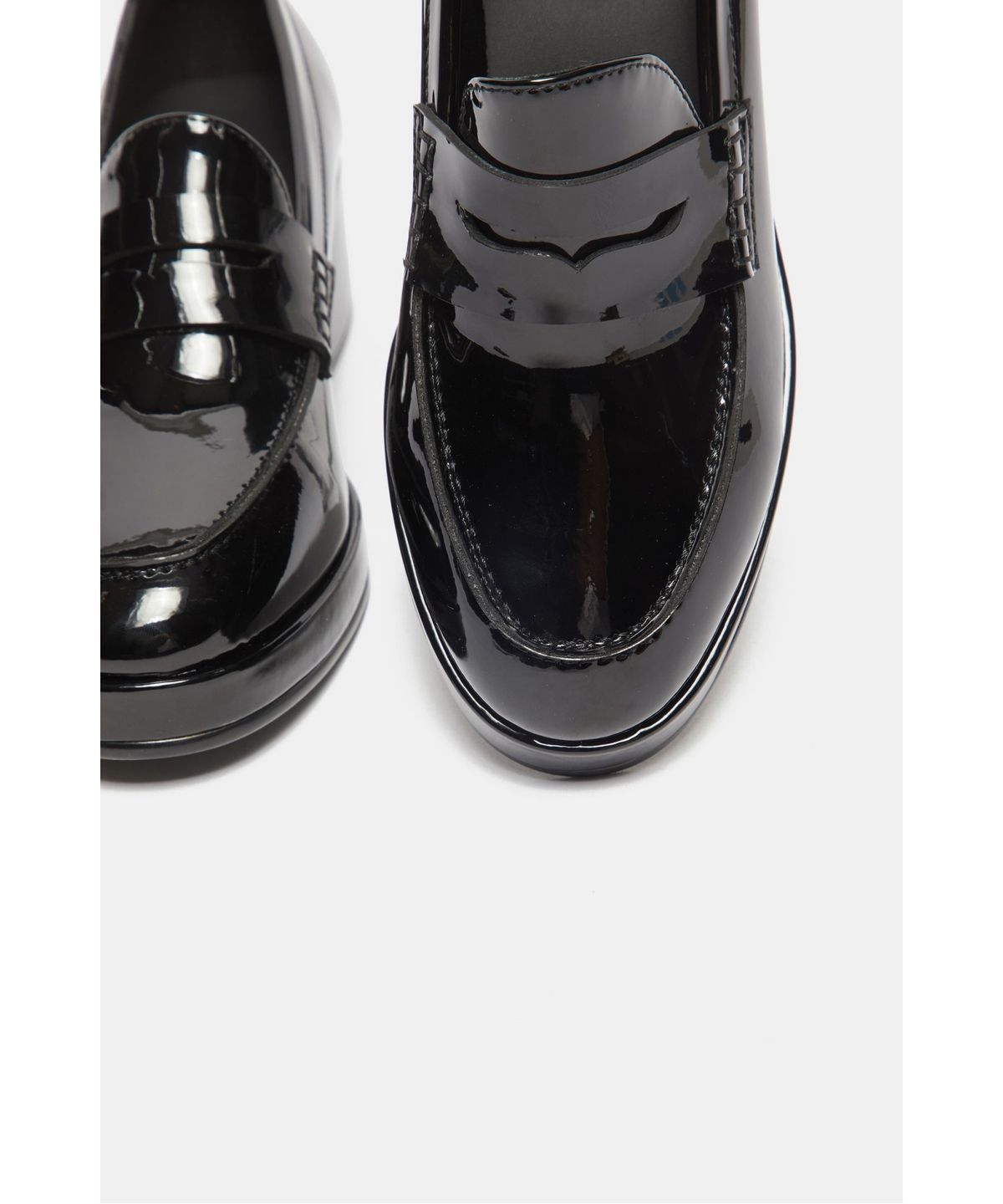 슈콤마보니(SUECOMMA BONNIE) Wedge penny loafer(black)_DG1DA26521BLK