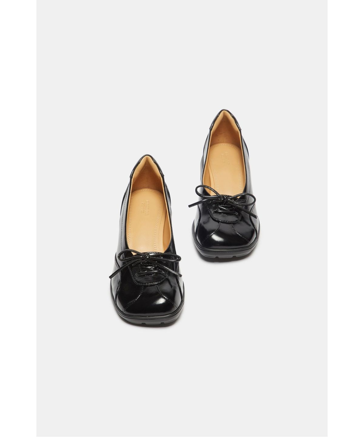슈콤마보니(SUECOMMA BONNIE) Wedge ribbon flats(black)_DG4DA26522BLK