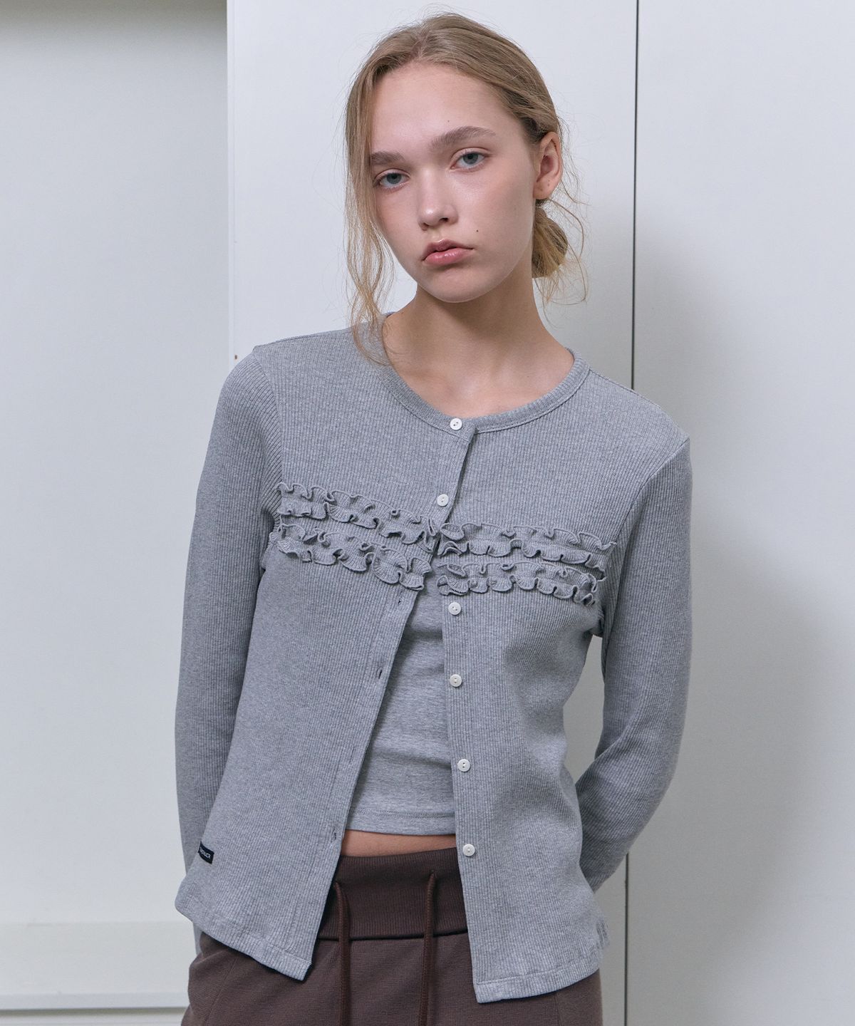 디어스토커(DEARSTALKER) D.basic Hazel Frill Cardigan - 5 Color