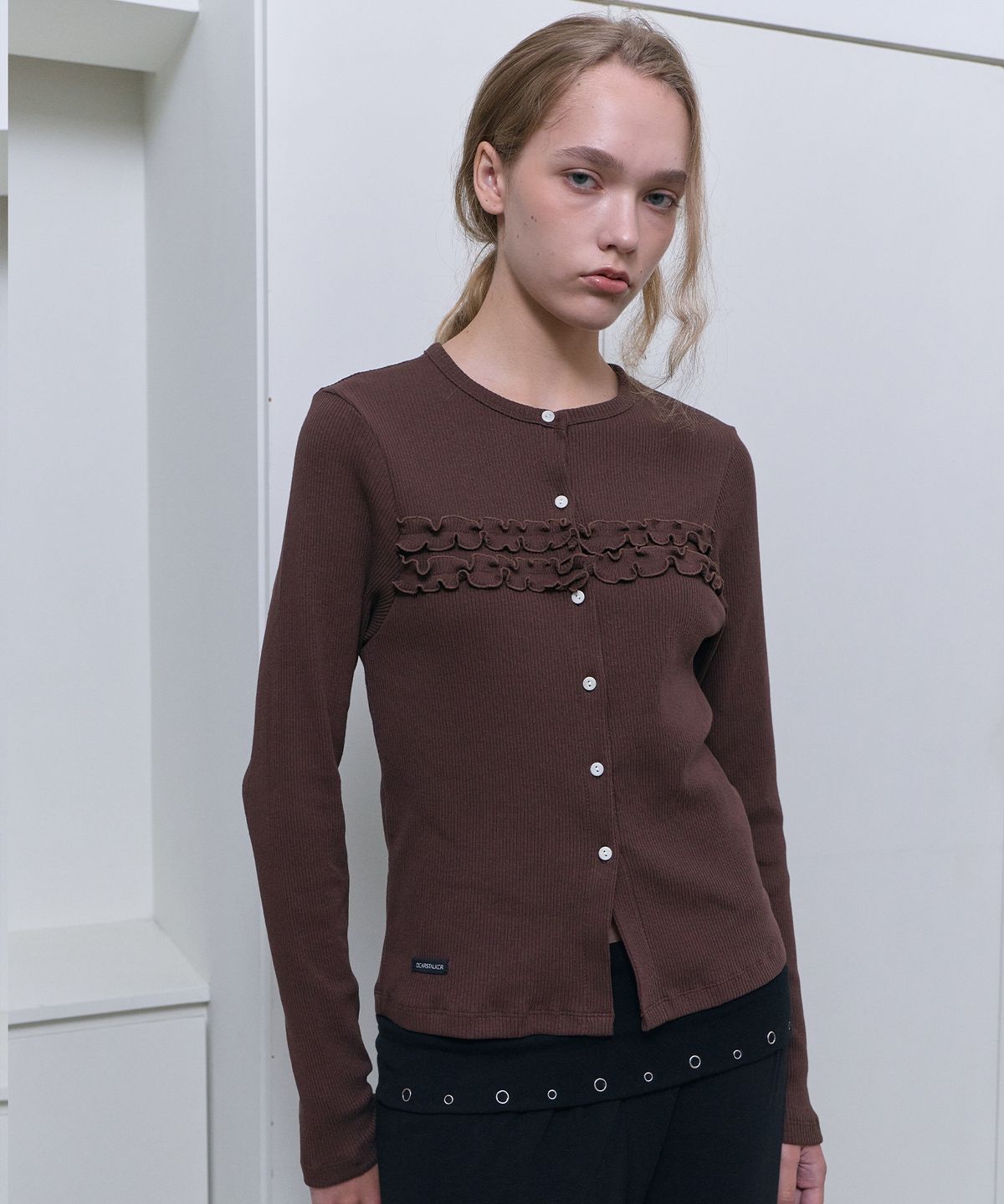 디어스토커(DEARSTALKER) D.basic Hazel Frill Cardigan - 5 Color
