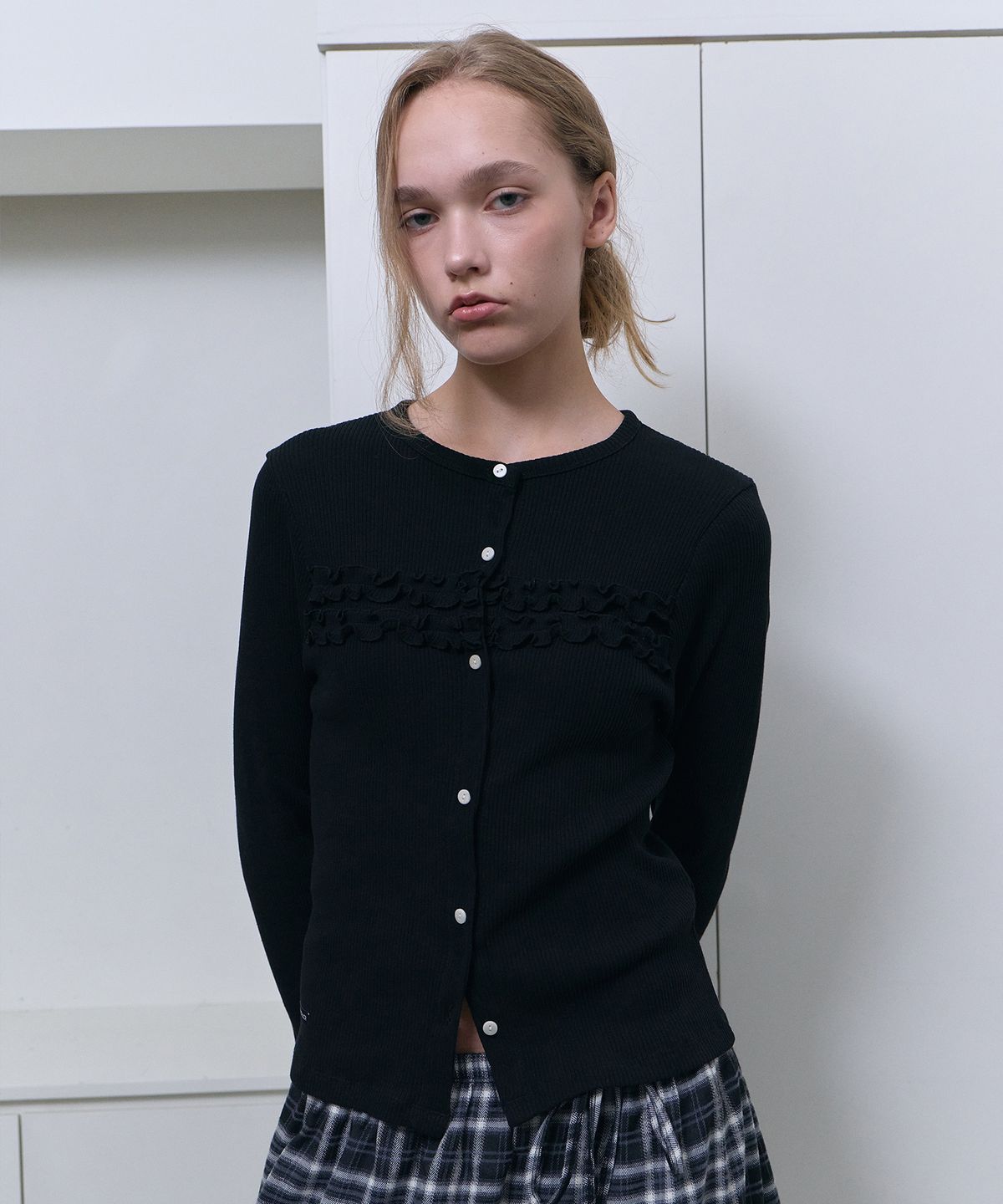 디어스토커(DEARSTALKER) D.basic Hazel Frill Cardigan - 5 Color